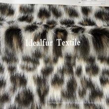 Jacquard Leopard Print Animal Imitation Faux Fur